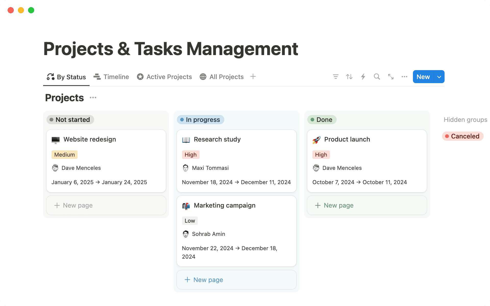 Connect your projects and view them in multiple ways with boards, timelines, and more.