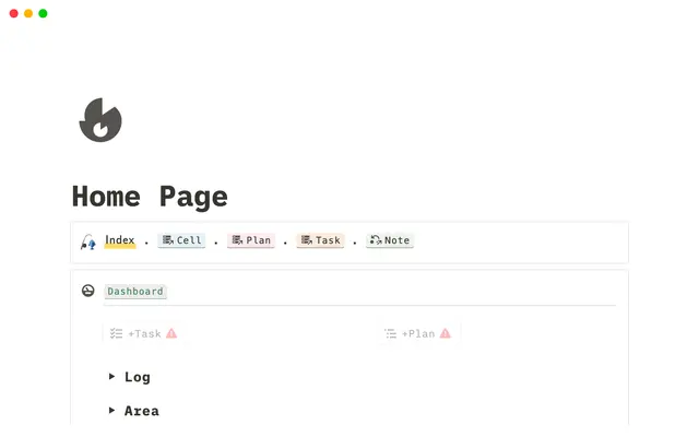 Notion Operating Center (for workers with heavy workload)